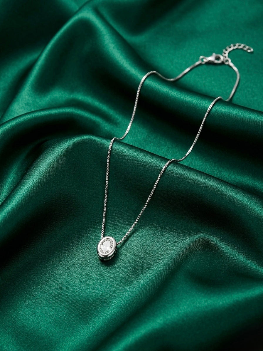 Crystal Drop Necklace