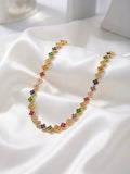 Rainbow Blossom Necklace