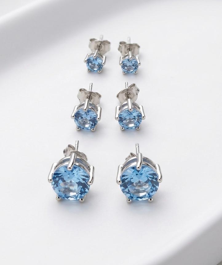 Crystal Trio Studs